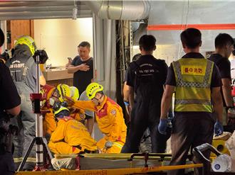 離奇！烏日街頭突傳「救命」聲 男卡水溝下方消防開挖救人