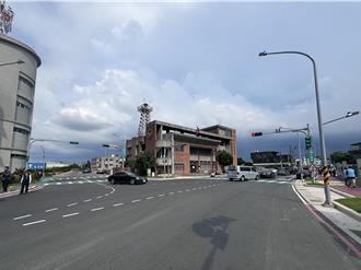 桃園八德路段新貌！加強學童及用路人安全通行空間