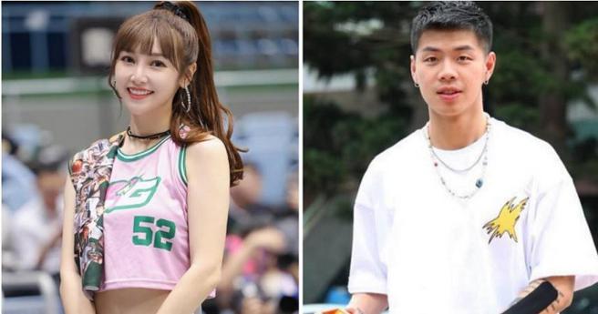 桃园台啤云豹职业篮球队专属啦啦队「电豹女」成员苏云钰（草莓），被爆与同队的球员陈孝榕交往中。（图／翻摄自草莓、陈孝榕IG）