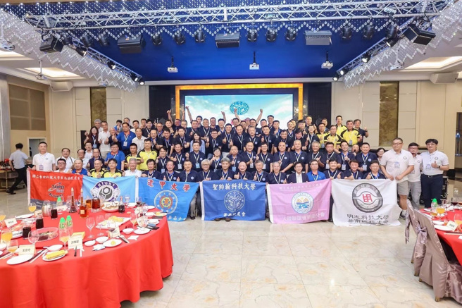 聖約翰科大華南校友會2024年會暨會長交接典禮在東莞常平匯華酒店舉行。(照片/聖約翰科技大學提供)