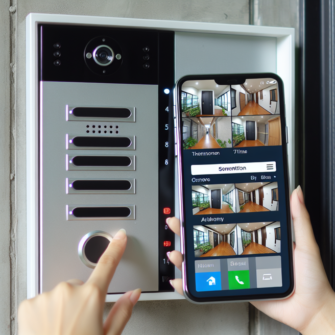 一位2宝妈近日被大姑以会带朋友回家、安全性有疑虑为由，索讨婆家钥匙，因此怀疑大姑用监视器观察她的生活。（示意图／AI生成）