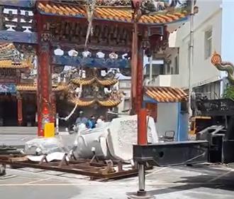 宜蘭宮廟吊掛觀音繩索斷裂「佛首斷裂」　驚人賠償價格曝光