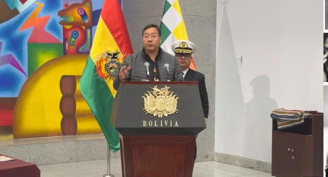 玻利维亚总统亚瑟（Luis Arce）批评军方部分部队非法调动。（路透社）