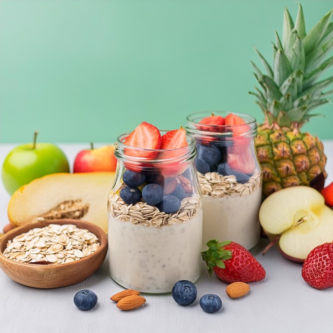 ▲欧美最近风靡以克菲尔浸泡的隔夜燕麦。（图∕太阳星提供）