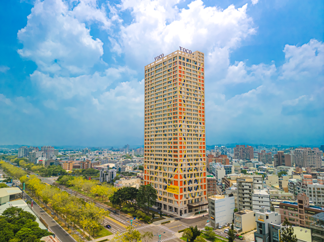 「嘉义福容voco酒店」为云嘉地区最高楼也被喻为「嘉义101」。(戴志扬翻摄)