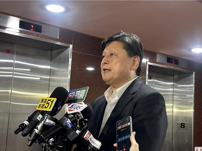 立院国民党团总召傅昆萁。（陈薏云摄）