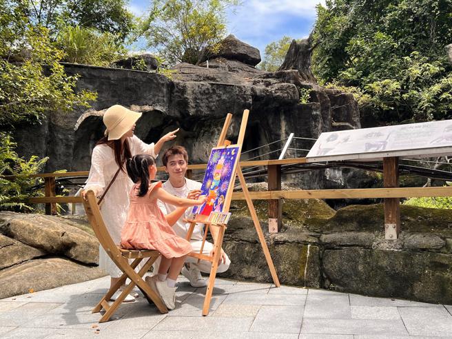 參與今年台北101國際繪畫比賽者，可至台北市立動物園免費入園寫生乙次。（吳奕萱攝）