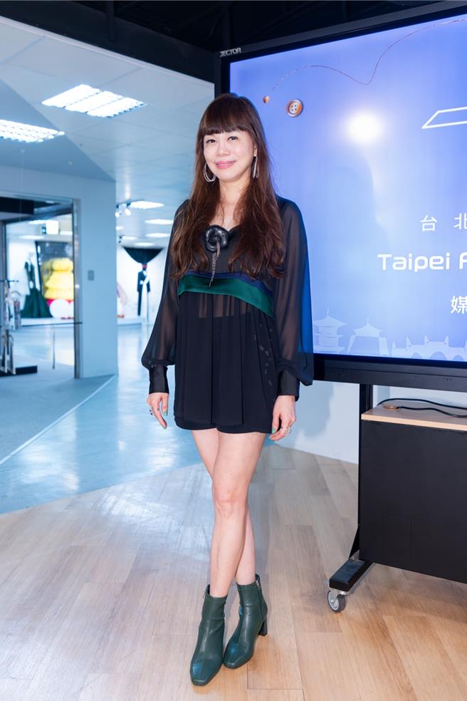 时尚CEO温筱鸿盼台湾设计产业能越来越兴盛。（吴松翰摄）