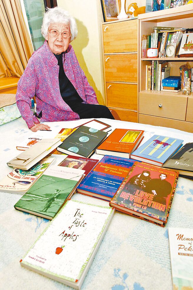 齊邦媛教授認為，快樂是沒有年齡限制的。（本報資料照片）