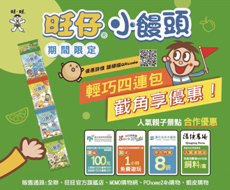 旺仔小饅頭攜手全台四大景點推優惠 讓你玩得盡興又省錢