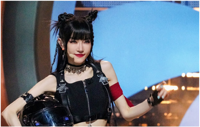 谢金燕疑似被《浪姐5》淘汰，没在成团名单中。（图／微博@谢金燕Jeannie）