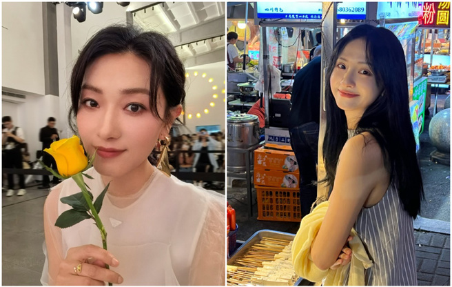 厉嘉琪否认介入万茜的婚姻。（图／微博@万茜、厉嘉琪）