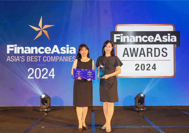 永豐金控及銀行榮獲國際財經媒體《FinanceAsia》三大獎。圖／永豐金控提供