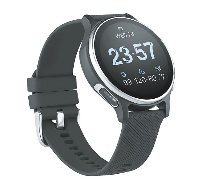華碩推出新一代旗艦穿戴裝置ASUS VivoWatch 6（見圖），1萬3990元。（ASUS提供）