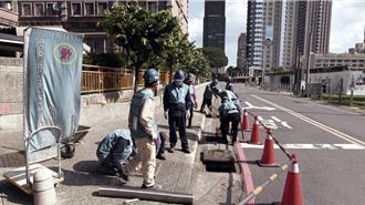 高雄亞灣公宅工程團隊認養成功特教學校通學道　善盡社會責任