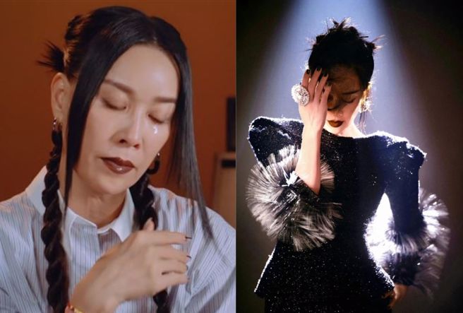 那英排名垫底在镜头前落泪。（图／翻摄自微博）