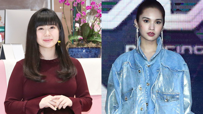 福原爱(左)光临河南嘴甜，对比杨丞琳(右)失言两样情。（图／中时资料照）