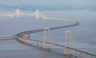 超級工程深中通道通車試運營 珠江兩岸城市群進入半小時生活圈