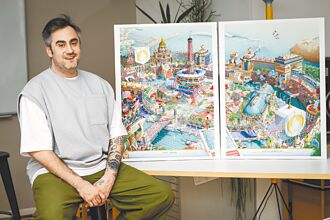 設計之都迎百年奧運 海報設計者 賈托尼用圖說故事 花2千小時埋滿彩蛋