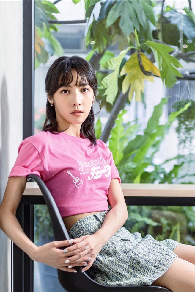 林映彤表示，喜欢个性积极进取的男生。（罗永铭摄）