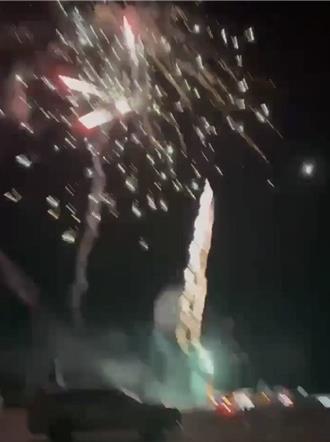 不罰不行！合歡山狂放高空煙火　警火大「以車追人」別想逃