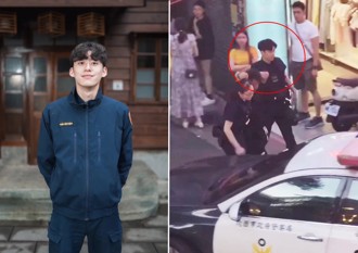 中壢警抓逃跑移工　女網友直呼「男警好帥！」