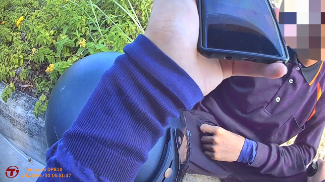 28歲陶男謊報自己是「阿大」，企圖逃避追緝。（翻攝畫面）