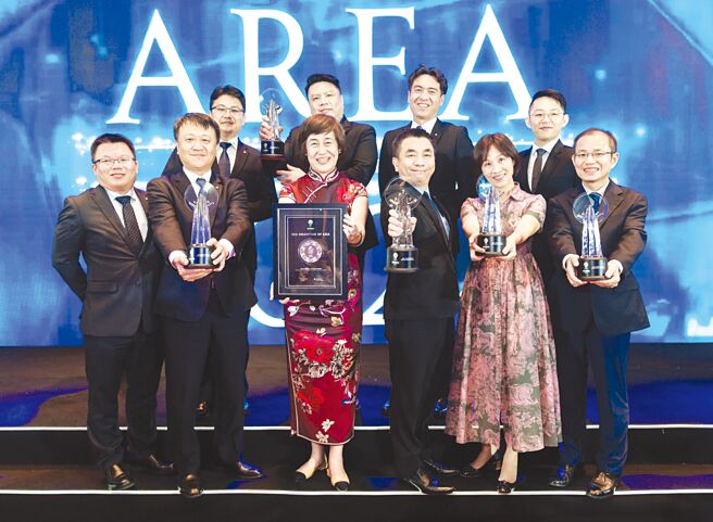 亞洲企業社會責任獎（AREA）於越南胡志明市舉行頒獎典禮，永豐金控共獲五個獎項。圖／永豐金控提供