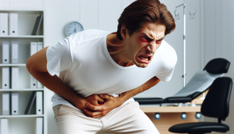 男緊摀下體臉色發白 醫見「像被大象踢一腳」猜到原因