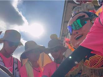 九天盃三太子環台賽彰化出發 選手頂豔陽全副武裝防中暑