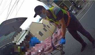 獨老倒臥屋內2樓 鄰居機警報案！警消破門救回一命