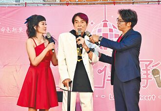 林沖輪椅現身 強撐病體唱公益