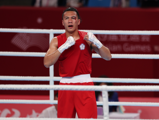 中華拳擊好手甘家葳，今天在巴黎奧運男子71公斤量級0比5飲恨落敗，奧運初體驗止步16強。（中華奧會提供／資料照）



