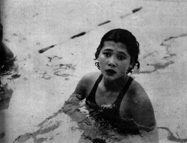 1935年，第六屆全國運動會上的楊秀瓊。（南方都市報）