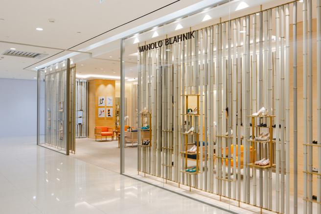 MANOLO BLAHNIK SOGO復興館店面。（MANOLO BLAHNIK提供）