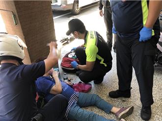 熱昏了！基隆 8旬婦人中暑昏厥   警協助補水送醫無大礙