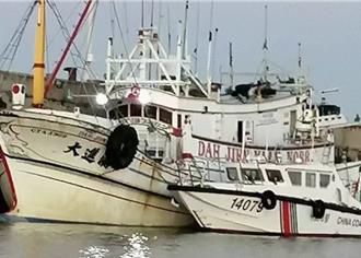 「大進滿88號」遭押泉州圍頭港照片曝光！ 金門海巡提醒1事