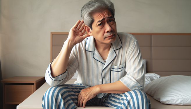 突发性听力损失虽然有不治而癒的状况，但因事先无法预测，所以除非症状在短时间内改善，否则应尽快就医。（示意图／AI制图）