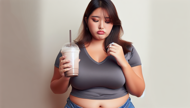 點無糖手搖飲若未注意細節，喝了還是有可能發胖。（AI 示意圖）