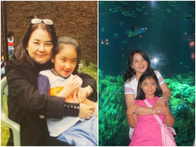 何嘉珍曾PO和妈妈胡慧中的合照。（图／IG@audreyjasmine_hkc）