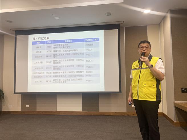 台铁公司3日公布0621出轨事件奖惩名单。（蔡明亘摄）