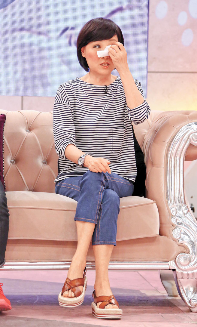 和汪建民分手后，宝妈在节目上谈分手原因一度哽咽落泪。（图／中时资料照）