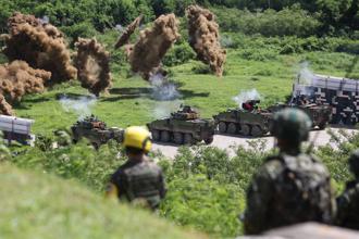 【三軍聯訓測考】強大火力殲敵 驗證作戰效能