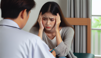 美女下体冒水泡 医一看超多颗：永远好不了