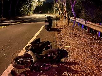 彰化139線又見山道猴！2無照屁孩深夜跑山彎道摔慘了