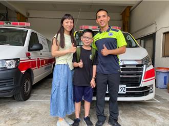 暖心的命運重逢！9歲男童消防夏令營巧遇恩人