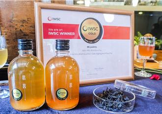 台湾之光！「茗茗茶香槟」获酒界奥斯卡金牌  歷届唯一康普茶夺牌