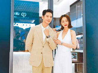 林柏宏、谢欣颖为浪琴玩配色