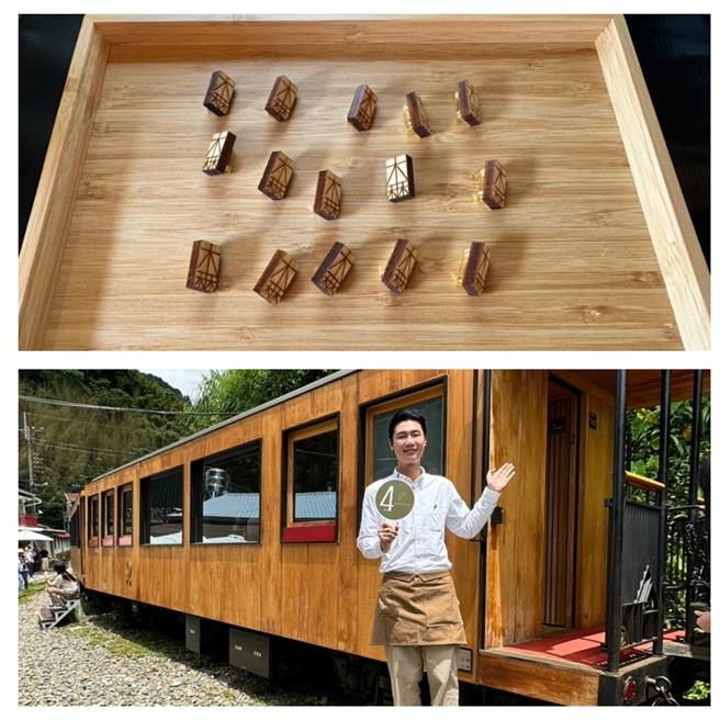 特制的别针及专业服务。（洪秀瑛摄）