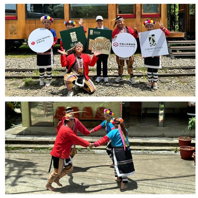 邹族的表演。（洪秀瑛摄）